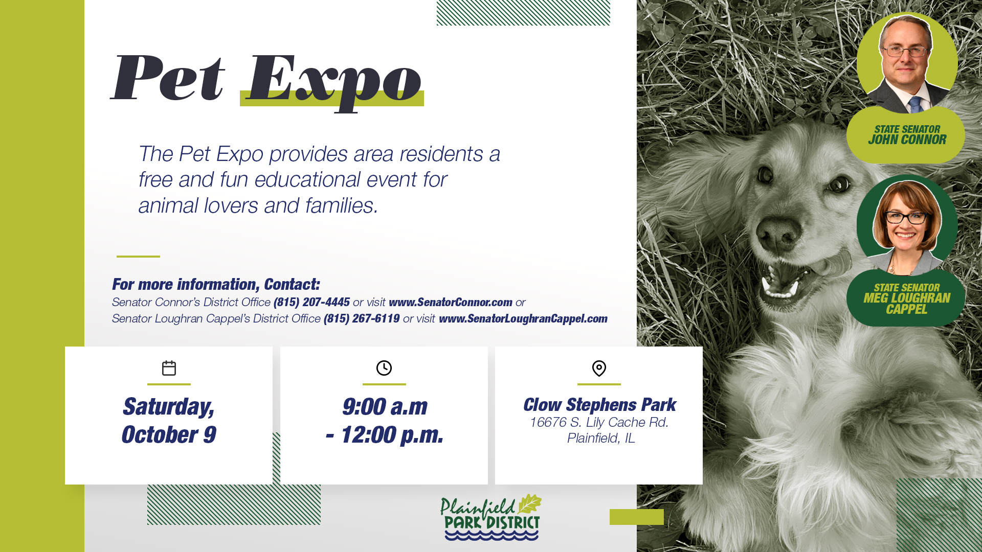 Connor Loughran Cappel invite organizations to participate in pet expo