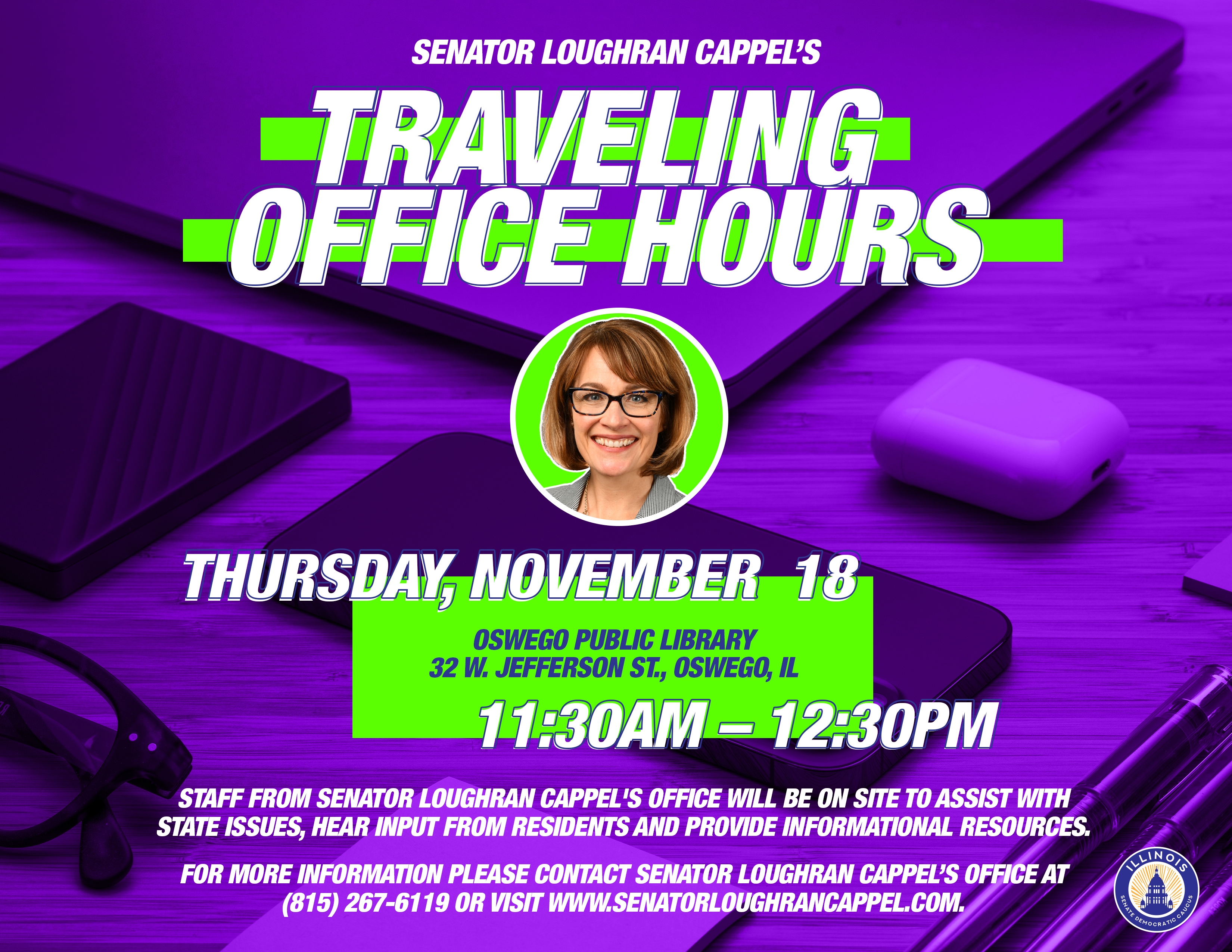 Loughran Cappel Oswego Traveling Office Hours 111821
