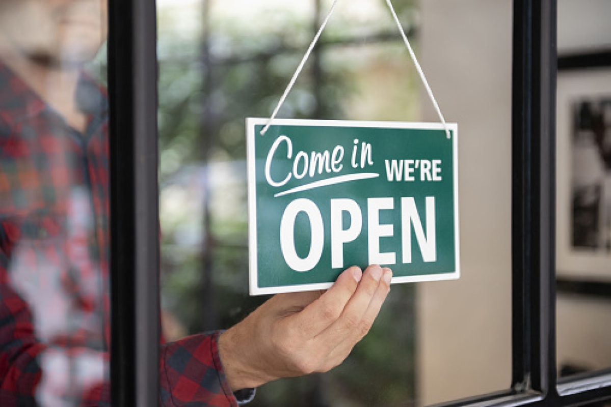 Were open sign